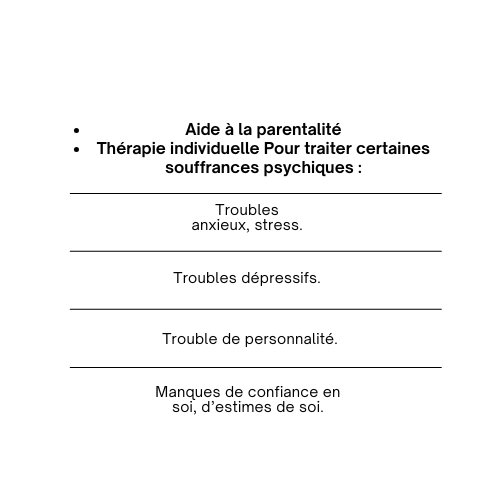 Offrez-vous un nouveau départ et retrouvez l'épanouissement personnel grâce à un accompagnement thérapeutique sur mesure, adapté à vos besoins.